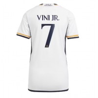 Dres Real Madrid Vinicius Junior #7 Domáci pre Ženy 2023-24 Krátky Rukáv